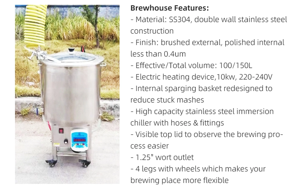 100L Economical Mini Micro Home Beer Brewing System System