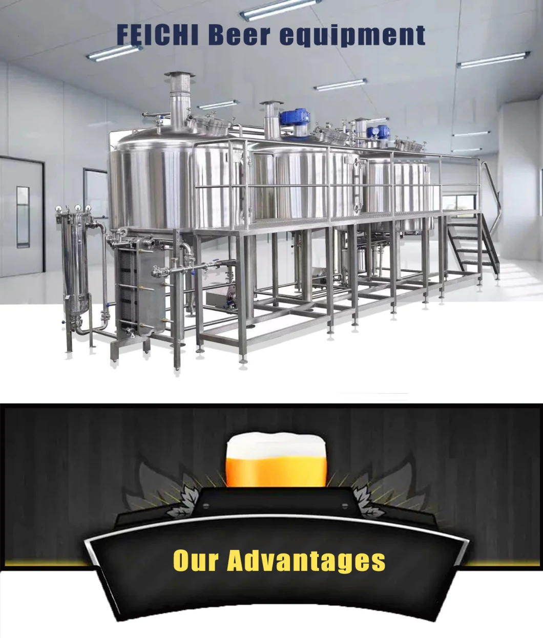 00L 200L 300L 500L 700L 1000L 1bbl 2bbl 3bbl 5bbl Industrial Commerical Restaurant Pub Home Micro Craft Brewery Brewing System Turnkey Beer Equipment