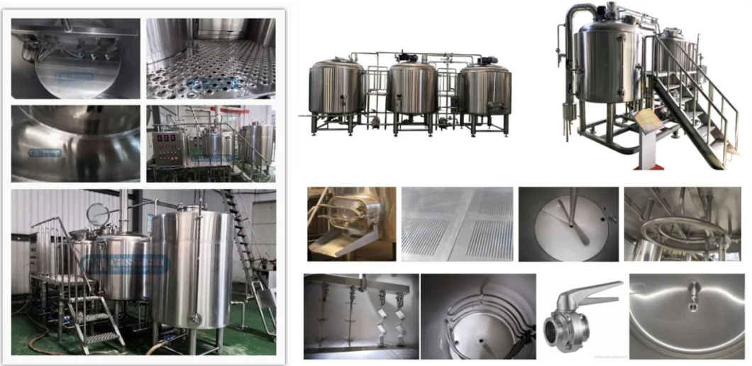 3000L Combined Two Vessel Brewhouse for Sale