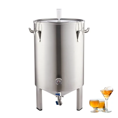 Tanque de fermentación de cerveza personalizable 20L 30L 60L 70L Equipo de fermentador de cerveza Equipo de cervecería cónico Cervecería