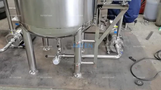 Tanque de emulsión de acero inoxidable Mezclador homogeneizador de alto cizallamiento en línea Tanque de mezcla para desinfectante de manos Alcohol en gel