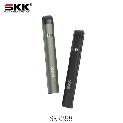 280 mAh Skk390 Vape desechable Capacidad de 1 ml Tanque de bobina de cerámica de latón sin plomo